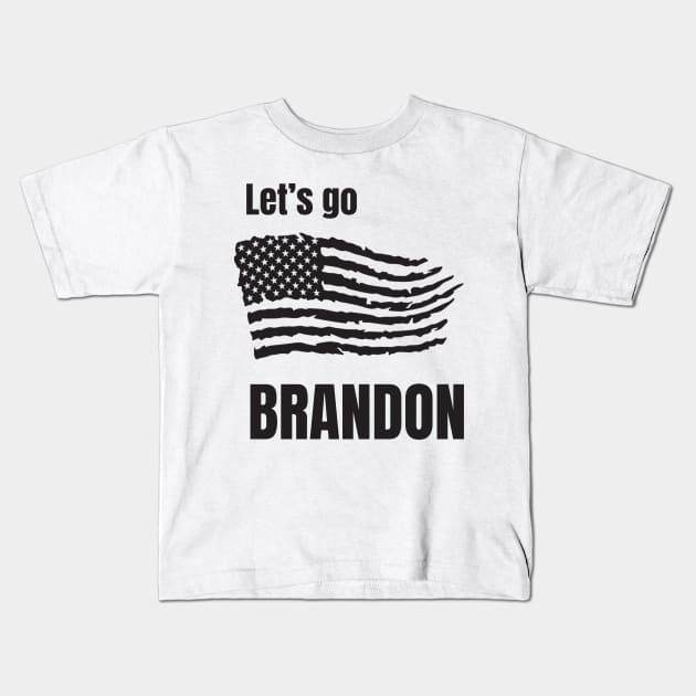 lets go brandon Let's Go Brandon, Joe Biden Chant,fjb, Kids T-Shirt by Maroon55